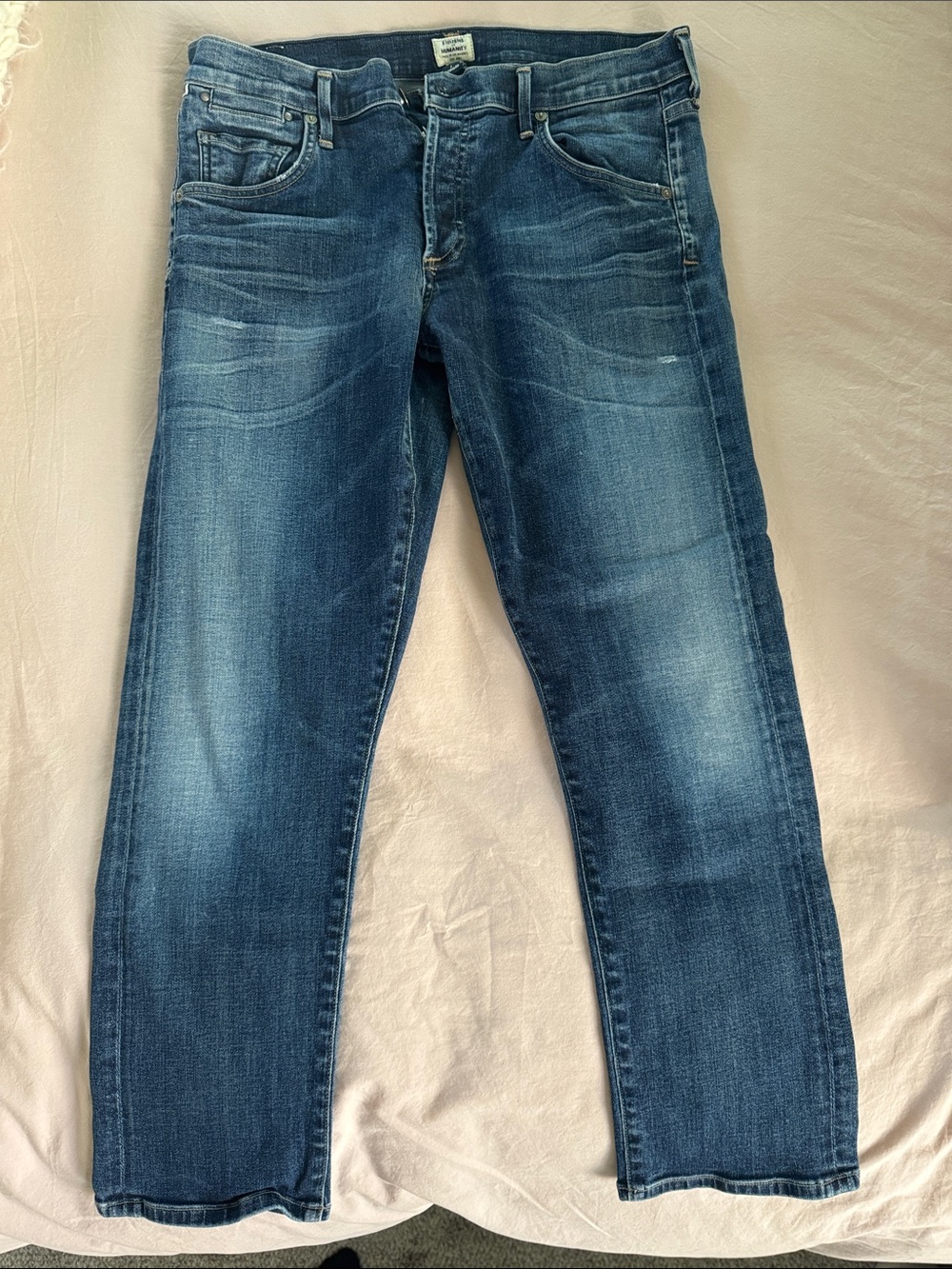 Citizens Of Humanity Medium Blue Straight Jeans
